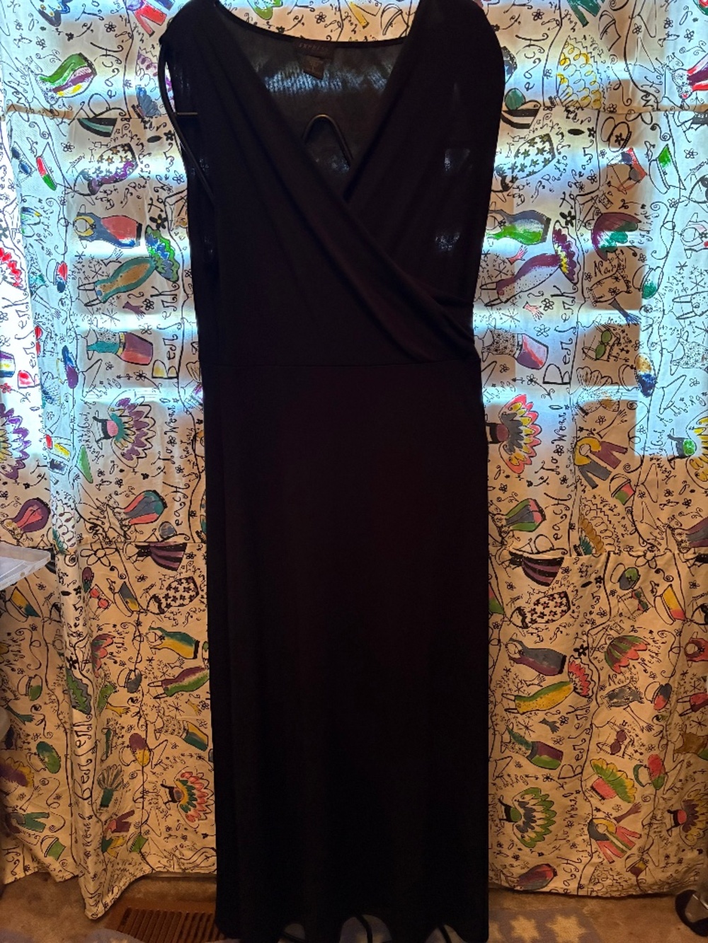 Express poly/ rayon maxi dress